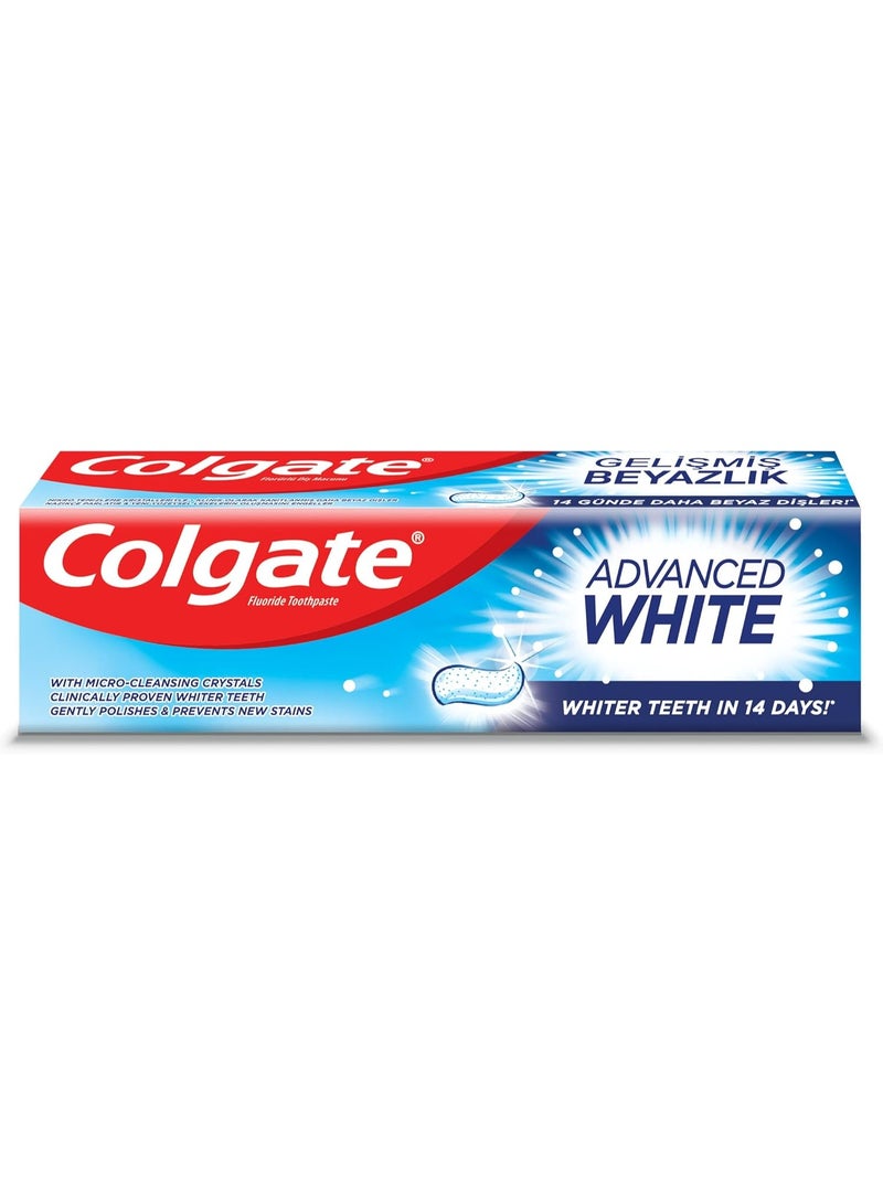 Colgate Fluoride Toothpaste Advanced Whitening 125ml - Image 1